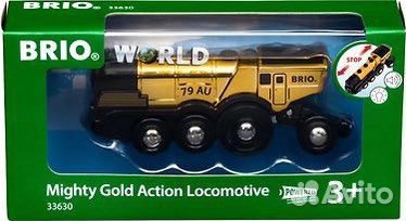 Brio 33630 локомотив золотой