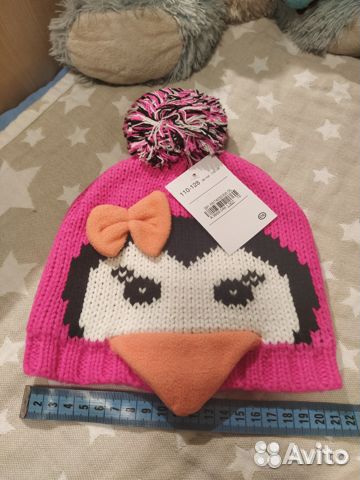Шапка 3-4 года новая