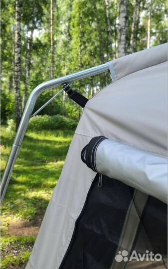 Шатёр беседка с москитной сеткой и ветрозащитой