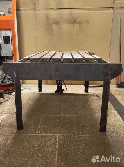 Чугунная плита с подстольем