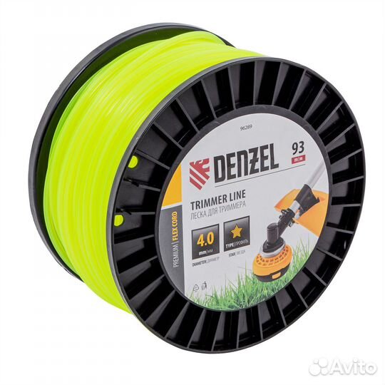 Леска для триммеразвезда, 4,0мм х 93м, на DIN кату
