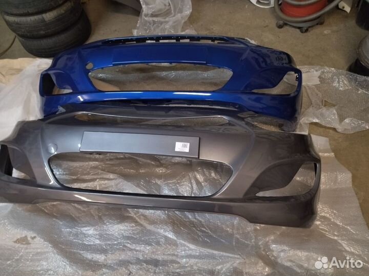 Бампер передний hyundai solaris 2011-2014