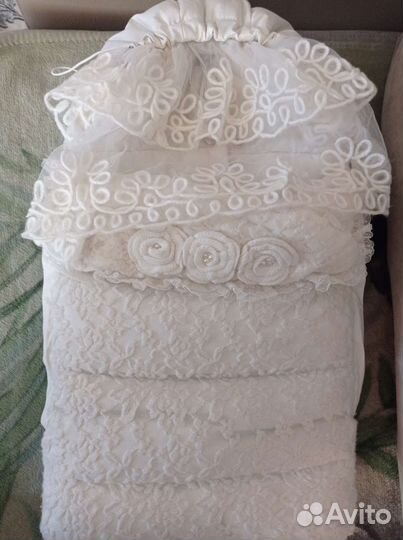 Конверт на выписку зимний для девочки