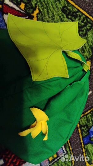 Костюм огурца,подойдёт от 110-134
