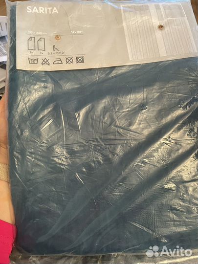 Шторы тюль IKEA sarita