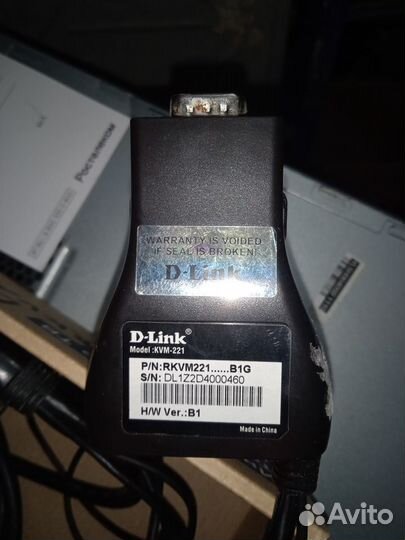 KVM переключатель D-Link KVM-221