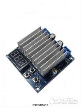 Источник питания с кнопочным управлением и вольтме