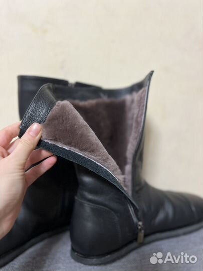 Полусапоги женские зимние босоногие 25 см