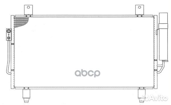 Радиатор кондиционера 53219802 Sakura