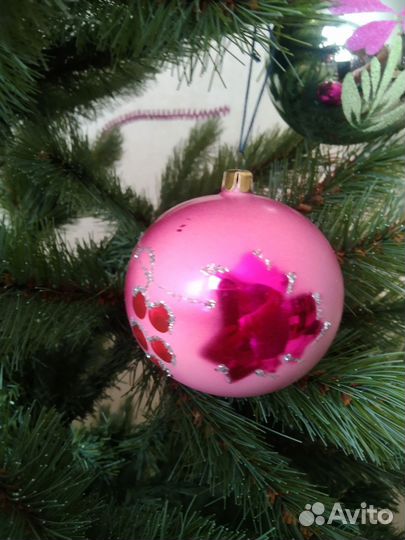 Шары новогодние, стекло, СССР