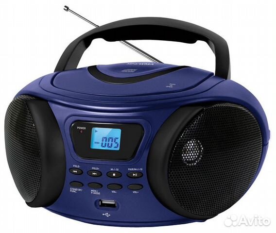 Аудиомагнитола BBK BX170BT (Цвет: Blue)