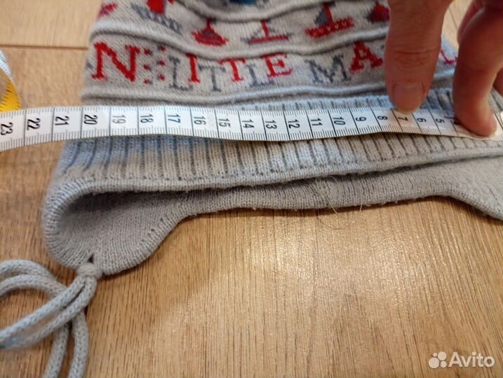 Детская шерстяная шапка