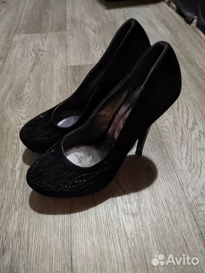 Туфли женские 36 размер замшевые