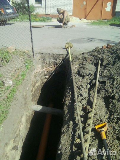 Водопровод, канализация.Врезка в магистраль