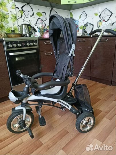 Детский велосипед с ручкой 3 в 1