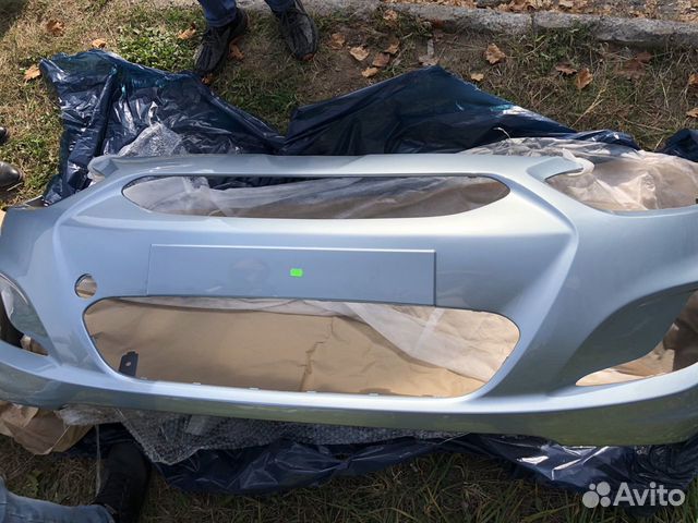 Hyundai Solaris бампер цвет VEA