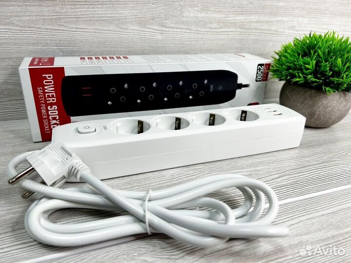 Сетевой фильтр с USB Tupe-C