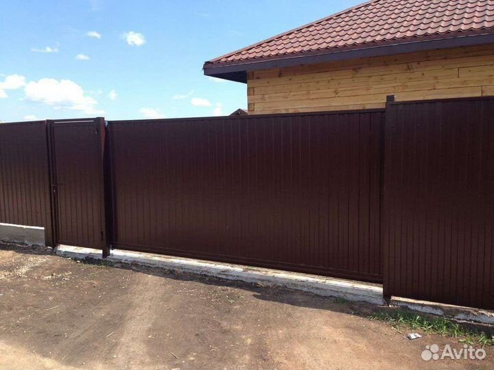 Установка заборов под ключ с гарантией за 1 день