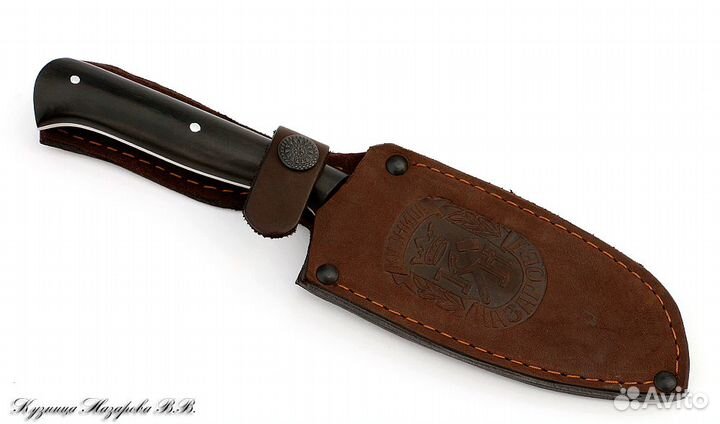 Нож Шеф-Повар №6 Х12мф черный граб