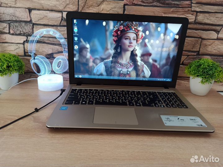 Ноутбук для офиса и учёбы asus x540s