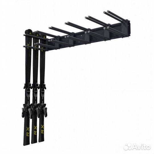 Вешалка Премиум-У для горных лыж, пристенная 25х147х45см vglpy-21