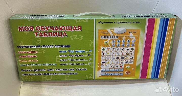 Обучающая таблица для детей