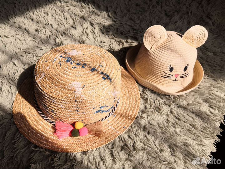 Шляпа соломенная для девочки