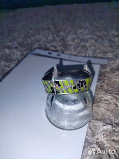 Горчичница-солонка СССР мельхиор