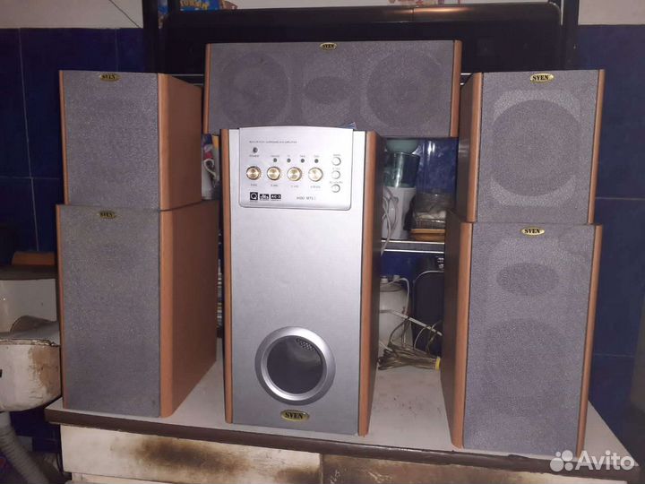 HI-FI Амплайфер sven5.1 6 каналов, 5 входов