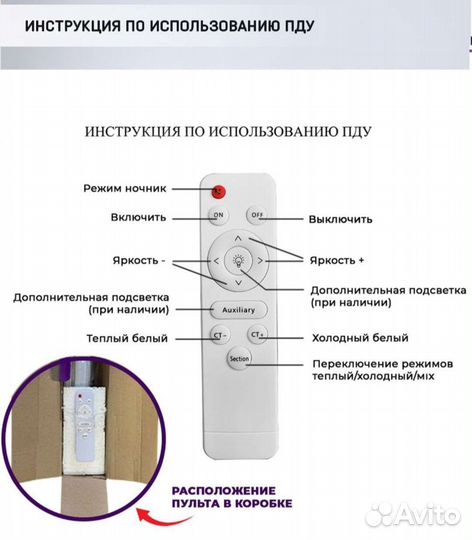 Люстра потолочная светодиодная 90вт, новая