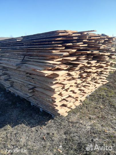 Доска необрезная сосна