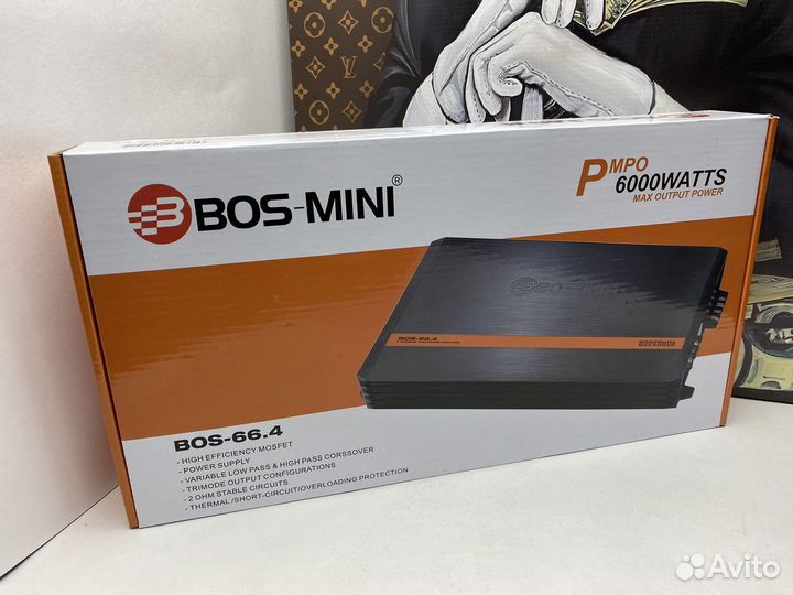 Установка и продажа усилителя Bos Mini 6000W