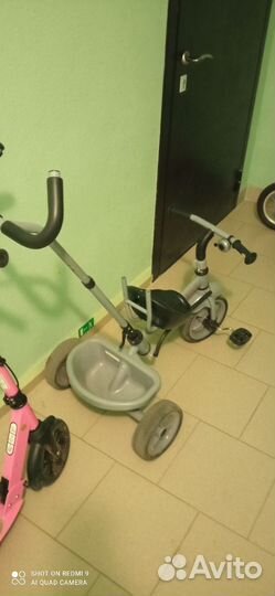 Детский трехколесный велосипед бу