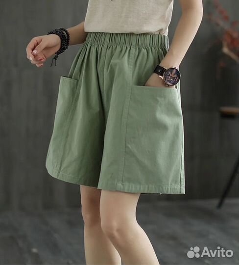 Шорты женские хлопковые 50-52