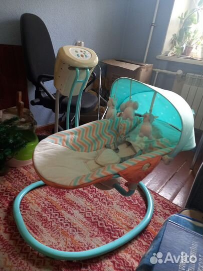 Электрокачели, шезлонг Happy baby