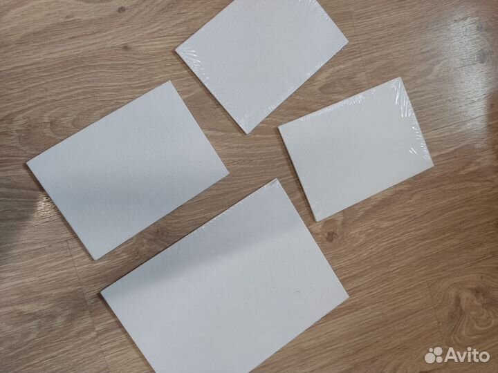 Холст грунтованный на картоне