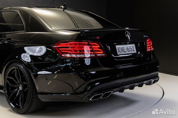 Диффузор на задний бампер mercedes w212