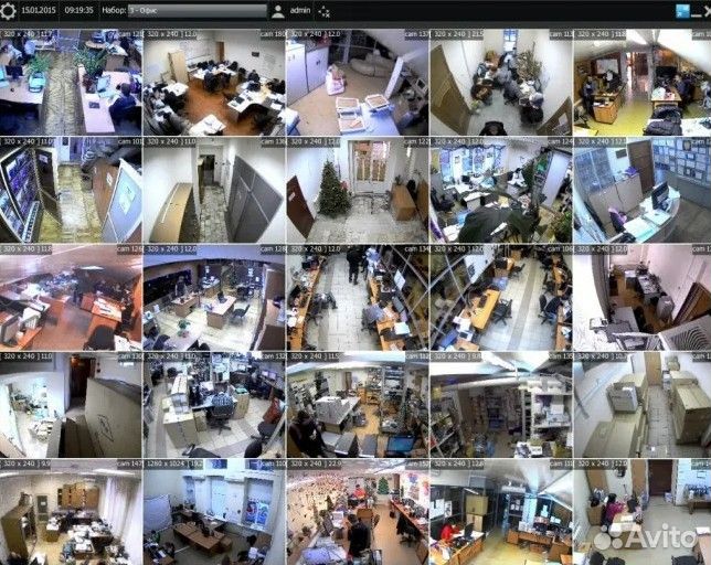 Комплект камер видеонаблюдения