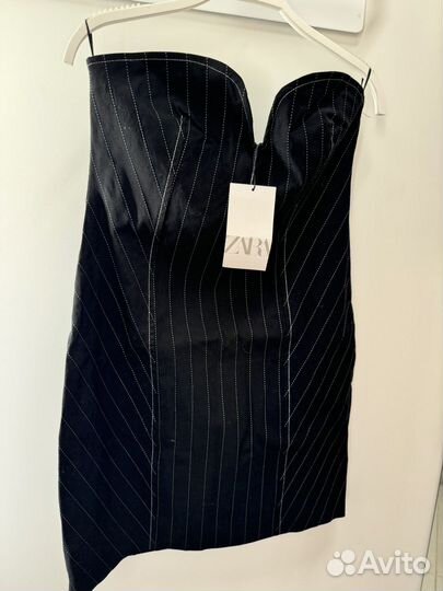 Платье бандо zara