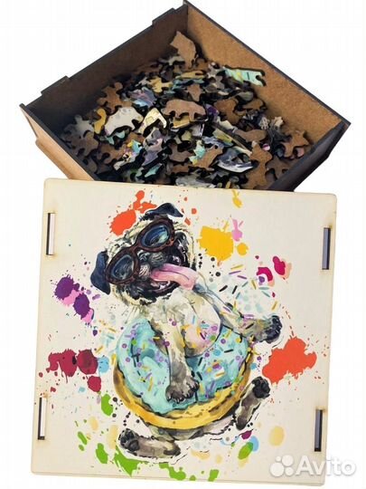 Деревянные пазлы, корпоративный подарок