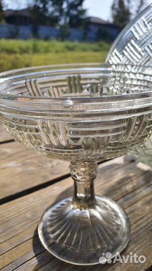 Вазы на ножке фруктовница креманка