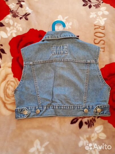 Джинсовый желет