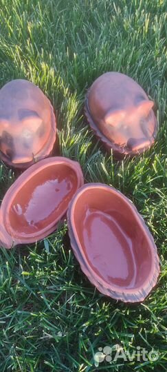 Горшочки для запекания глина