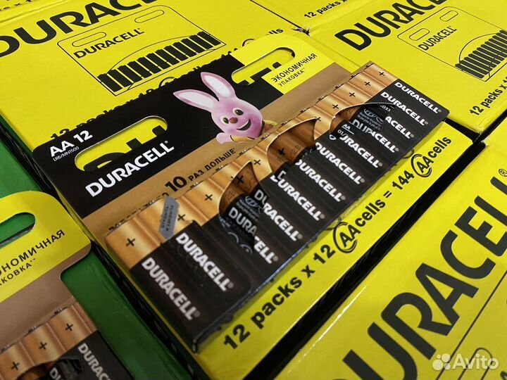 Батарейки duracell аа и ааа