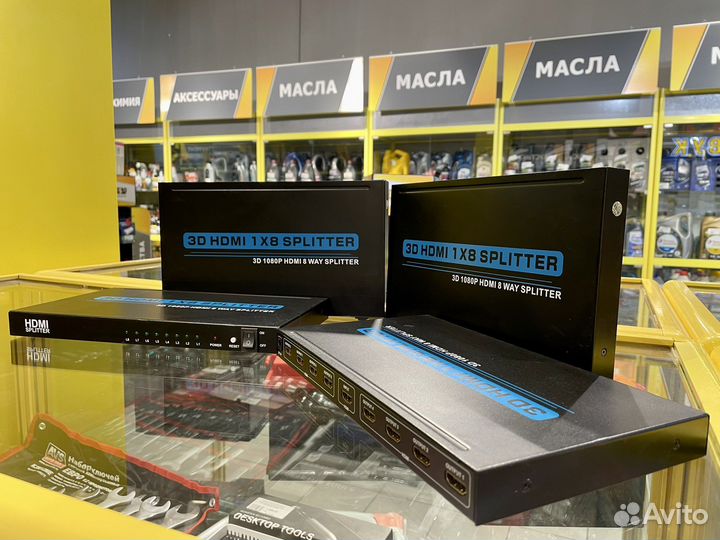 3D Hdmi 1x8 splitter Сплитер