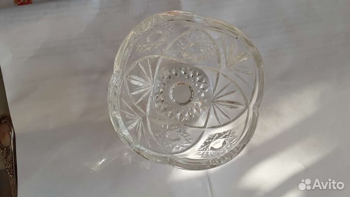 Ваза для фруктов хрусталь СССР