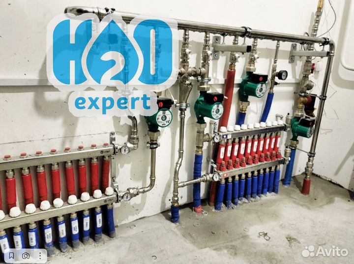 Теплый пол, отопление, бойлерная, котельная