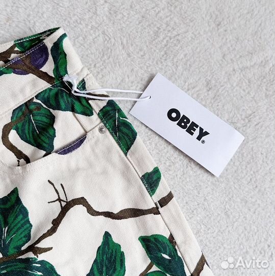Брюки Obey Hardwork Printed оригинал