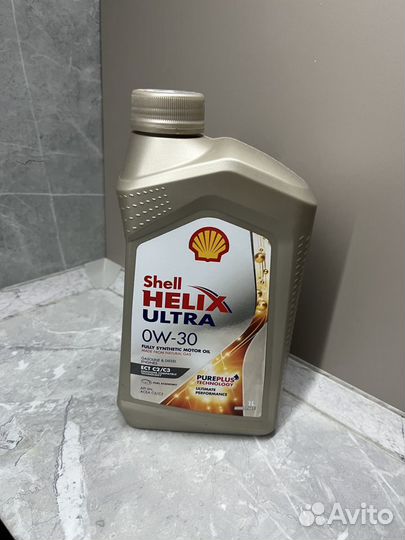 Масло моторное Shell helix ultra 0W-30
