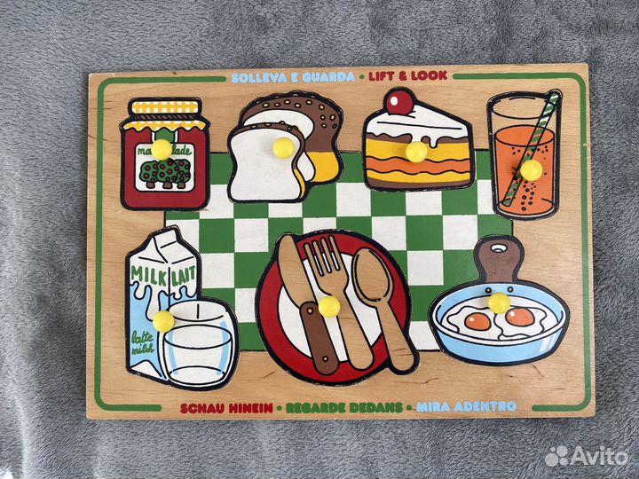 Рамки вкладыши монтессори для малышей